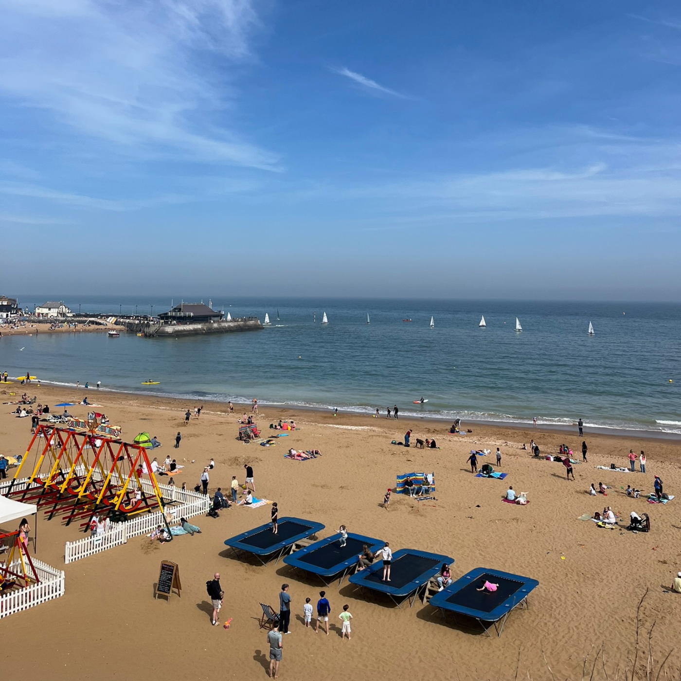 The Broadstairs beach day-trippers flock to: Viking Bay